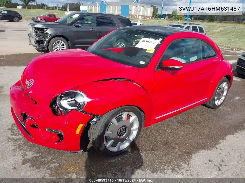 2017 Volkswagen Beetle 1.8T Se/1.8T Sel VIN: 3VWJ17AT6HM631487 Lot: 40593715