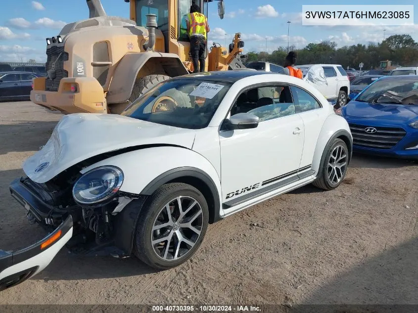 2017 Volkswagen Beetle 1.8T Dune VIN: 3VWS17AT6HM623085 Lot: 40730395