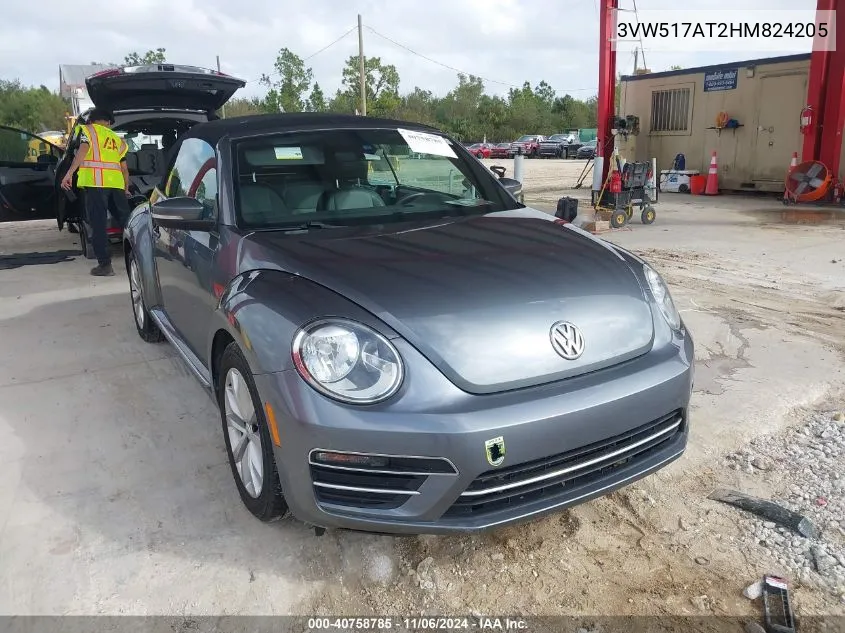 2017 Volkswagen Beetle #Pinkbeetle/1.8T Classic/1.8T S/1.8T Se/1.8T Sel VIN: 3VW517AT2HM824205 Lot: 40758785