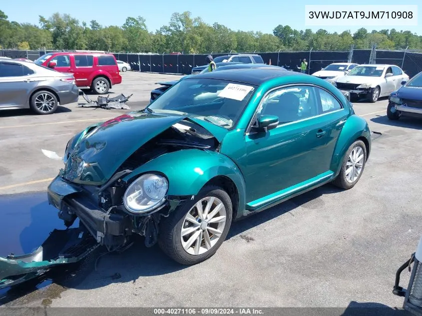 3VWJD7AT9JM710908 2018 Volkswagen Beetle 2.0T Se