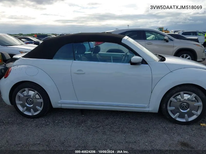 3VW5DAATXJM518069 2018 Volkswagen Beetle S/Se/Coast