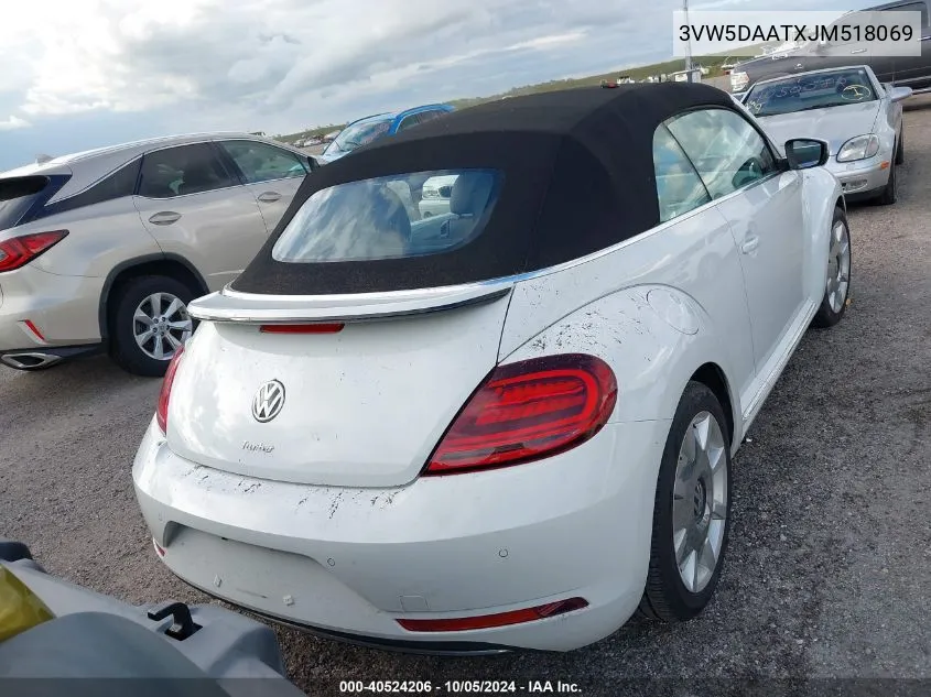 3VW5DAATXJM518069 2018 Volkswagen Beetle S/Se/Coast