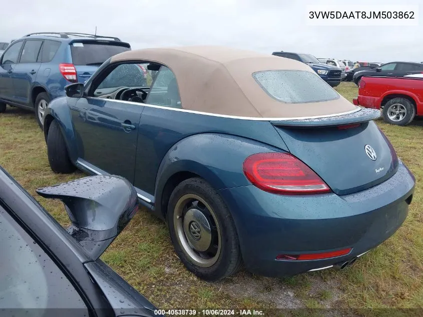 3VW5DAAT8JM503862 2018 Volkswagen Beetle S/Se/Coast