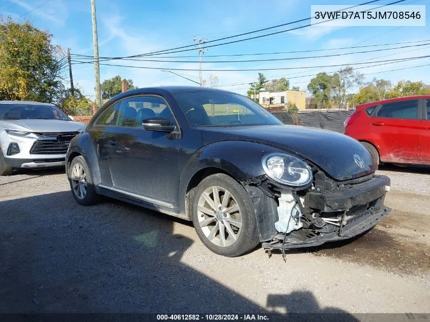 2018 Volkswagen Beetle S/Coast VIN: 3VWFD7AT5JM708546 Lot: 40612582