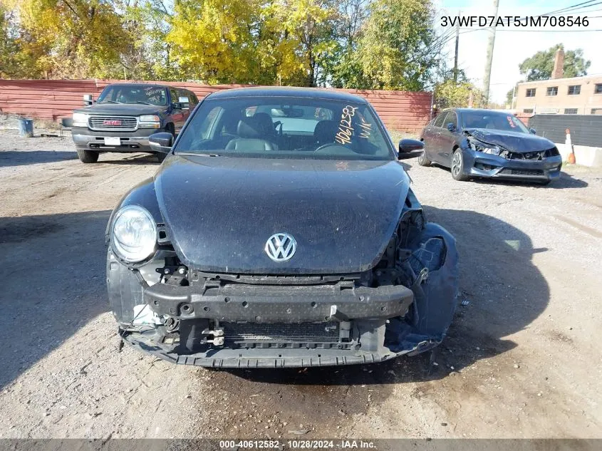 2018 Volkswagen Beetle S/Coast VIN: 3VWFD7AT5JM708546 Lot: 40612582