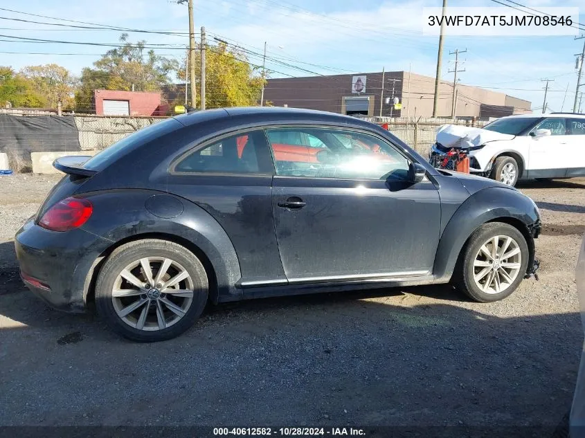 2018 Volkswagen Beetle S/Coast VIN: 3VWFD7AT5JM708546 Lot: 40612582