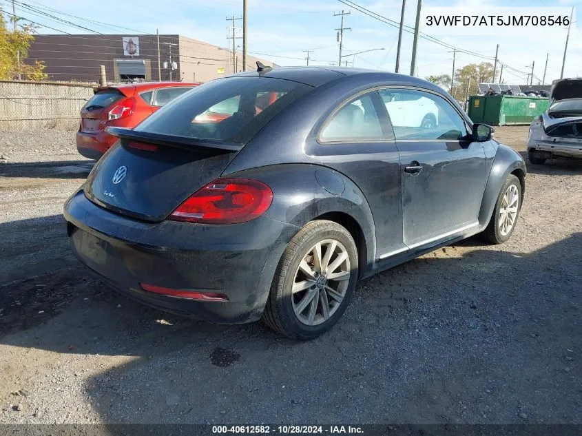 2018 Volkswagen Beetle S/Coast VIN: 3VWFD7AT5JM708546 Lot: 40612582