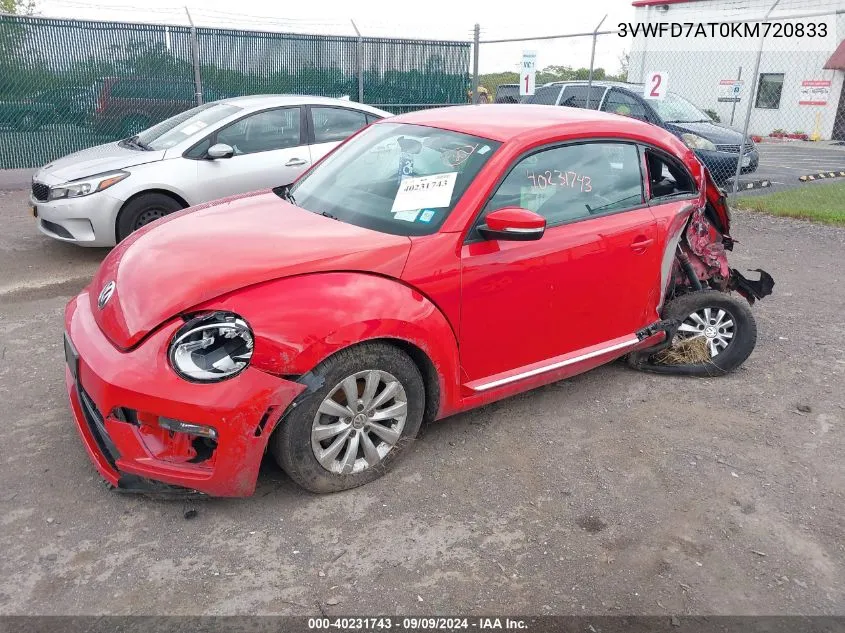 3VWFD7AT0KM720833 2019 Volkswagen Beetle 2.0T Final Edition Se/2.0T Final Edition Sel/2.0T S