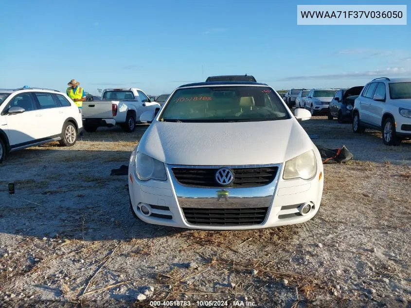 2007 Volkswagen Eos 2.0T VIN: WVWAA71F37V036050 Lot: 40518783