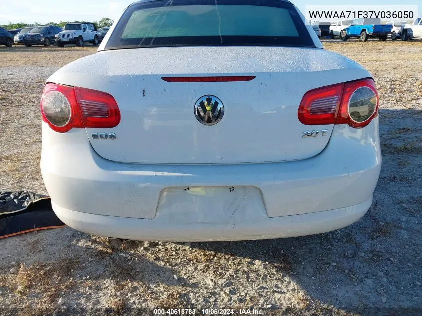 2007 Volkswagen Eos 2.0T VIN: WVWAA71F37V036050 Lot: 40518783