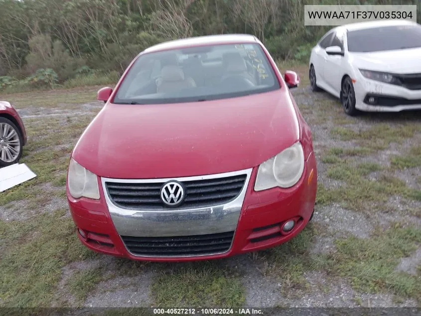 2007 Volkswagen Eos 2.0T VIN: WVWAA71F37V035304 Lot: 40527212