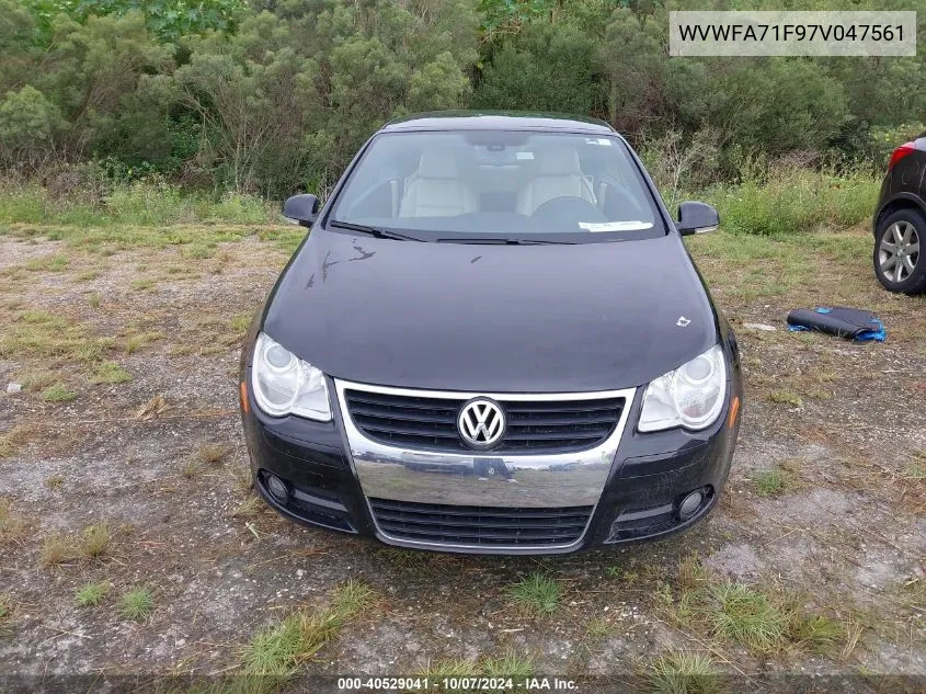 WVWFA71F97V047561 2007 Volkswagen Eos 2.0T