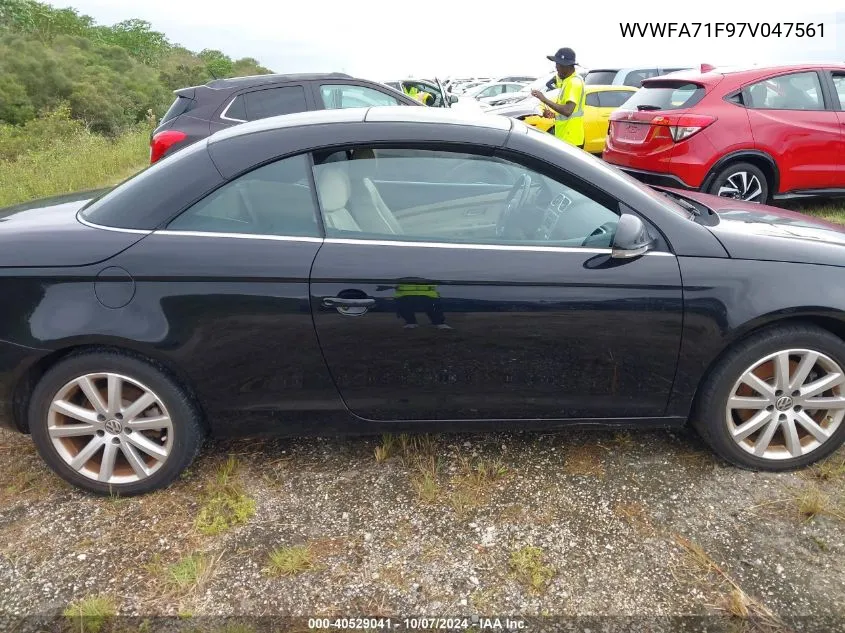 WVWFA71F97V047561 2007 Volkswagen Eos 2.0T