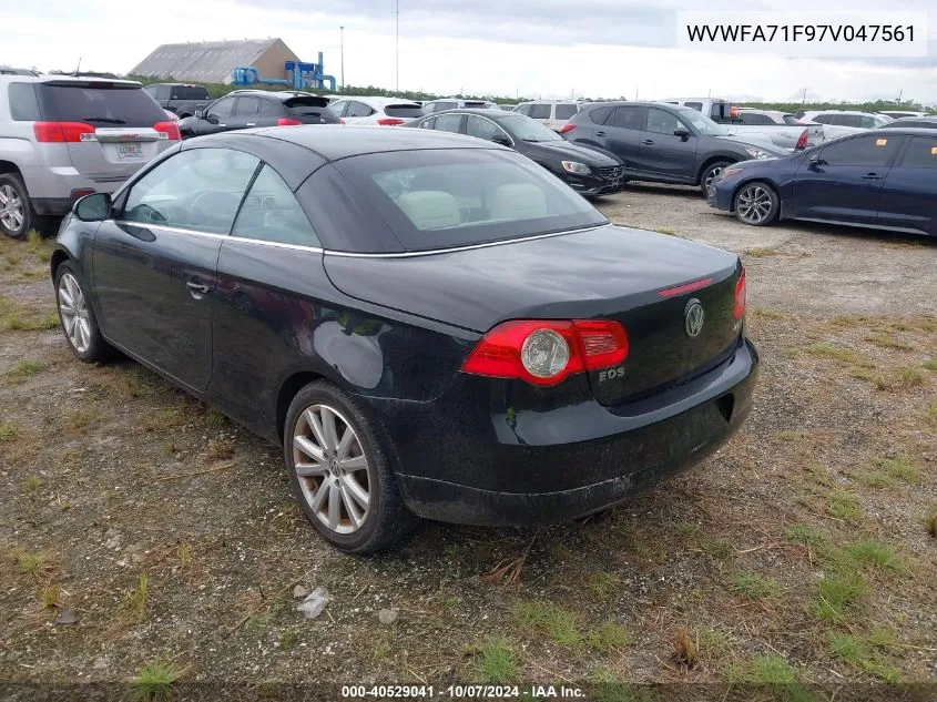 2007 Volkswagen Eos 2.0T VIN: WVWFA71F97V047561 Lot: 40529041