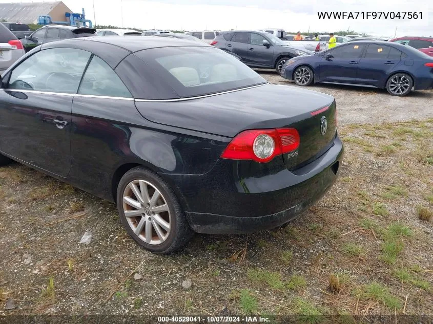 WVWFA71F97V047561 2007 Volkswagen Eos 2.0T