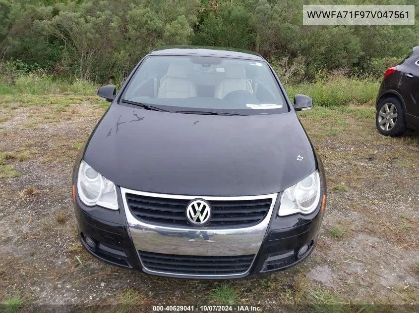 2007 Volkswagen Eos 2.0T VIN: WVWFA71F97V047561 Lot: 40529041