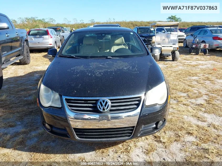 2007 Volkswagen Eos 2.0T VIN: WVWFA71F87V037863 Lot: 40677603