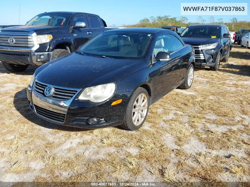 2007 Volkswagen Eos 2.0T VIN: WVWFA71F87V037863 Lot: 40677603