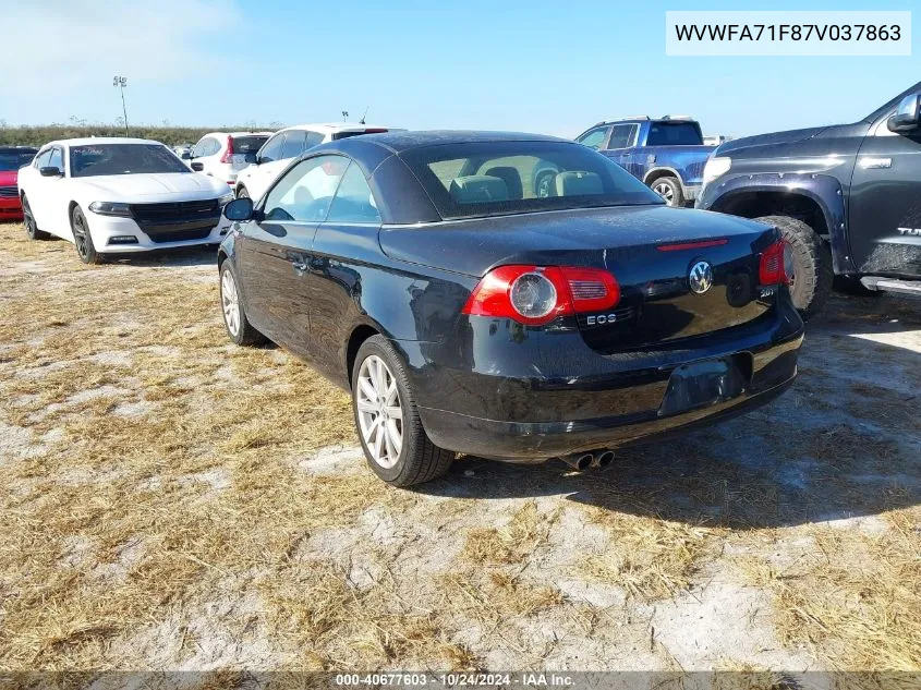 2007 Volkswagen Eos 2.0T VIN: WVWFA71F87V037863 Lot: 40677603