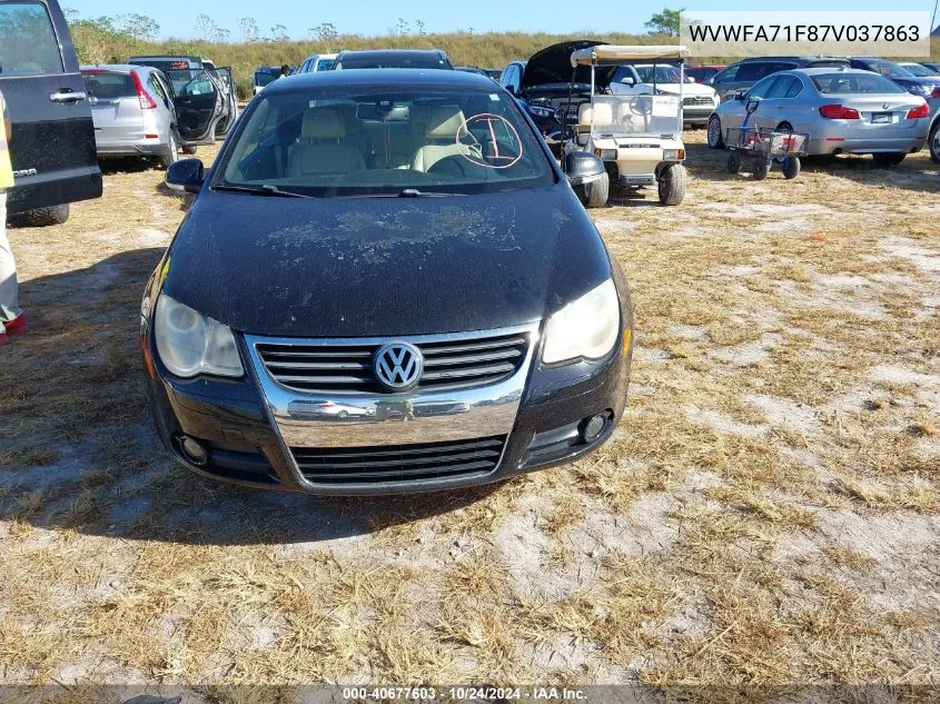 2007 Volkswagen Eos 2.0T VIN: WVWFA71F87V037863 Lot: 40677603