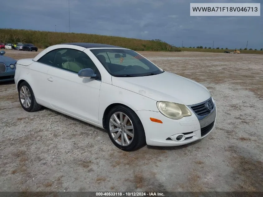 WVWBA71F18V046713 2008 Volkswagen Eos Komfort