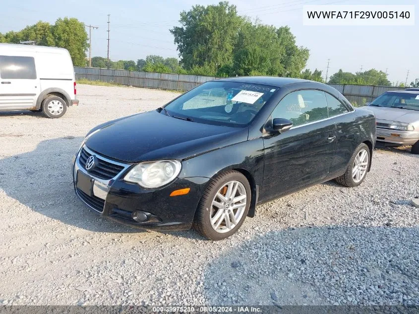 2009 Volkswagen Eos Lux VIN: WVWFA71F29V005140 Lot: 39975230