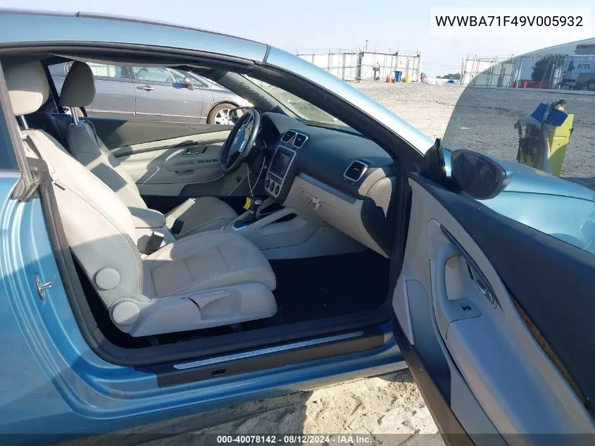 WVWBA71F49V005932 2009 Volkswagen Eos Komfort