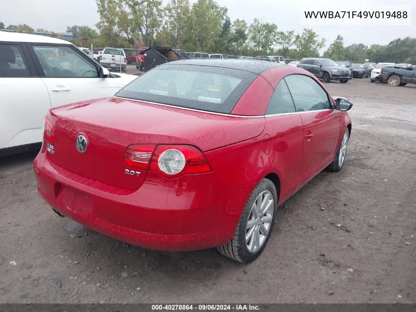 WVWBA71F49V019488 2009 Volkswagen Eos Komfort