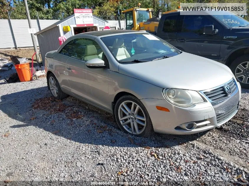 2009 Volkswagen Eos Lux VIN: WVWFA71F19V015853 Lot: 40504781