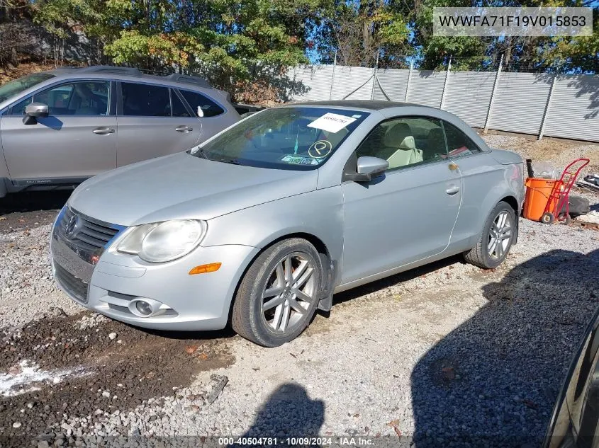 2009 Volkswagen Eos Lux VIN: WVWFA71F19V015853 Lot: 40504781