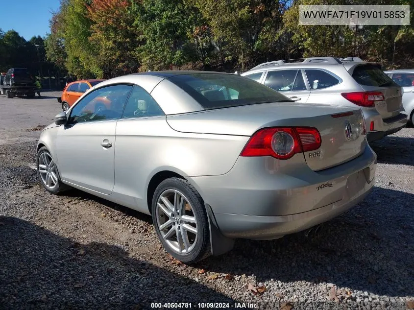 WVWFA71F19V015853 2009 Volkswagen Eos Lux