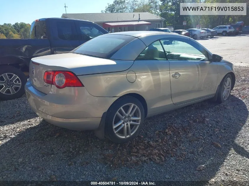 WVWFA71F19V015853 2009 Volkswagen Eos Lux