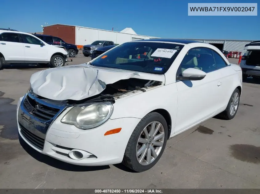 2009 Volkswagen Eos Komfort VIN: WVWBA71FX9V002047 Lot: 40782450