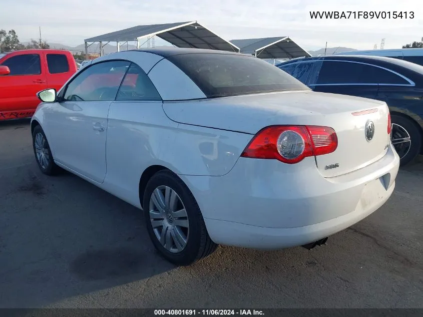 WVWBA71F89V015413 2009 Volkswagen Eos Komfort