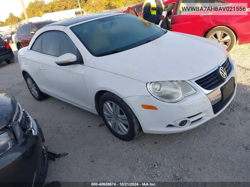 2010 Volkswagen Eos Komfort VIN: WVWBA7AH8AV021556 Lot: 40659674