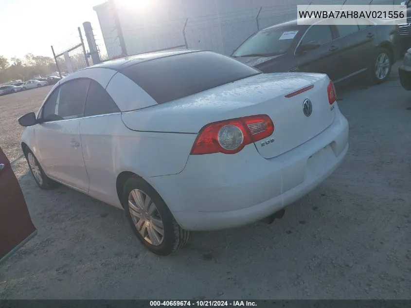 2010 Volkswagen Eos Komfort VIN: WVWBA7AH8AV021556 Lot: 40659674