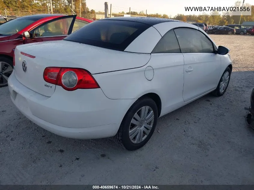 2010 Volkswagen Eos Komfort VIN: WVWBA7AH8AV021556 Lot: 40659674