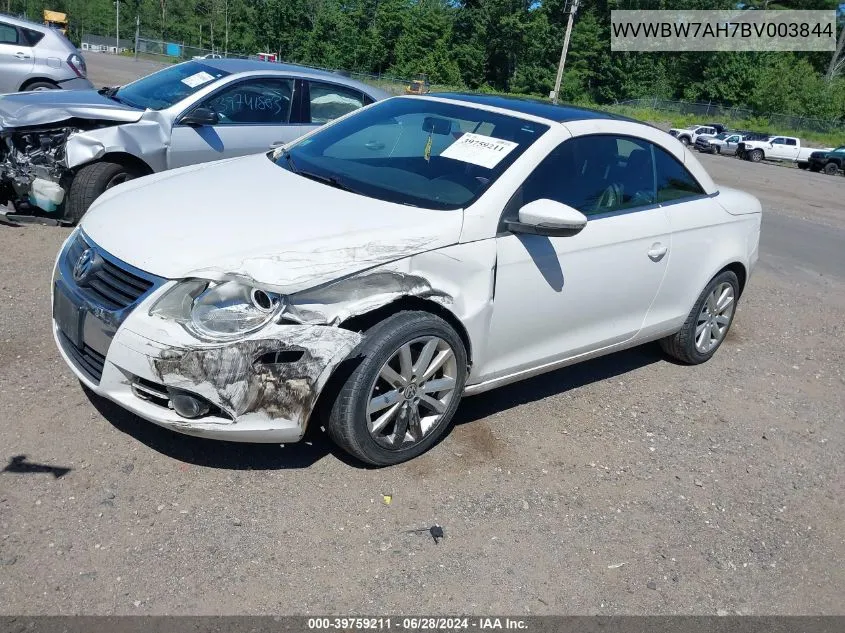 WVWBW7AH7BV003844 2011 Volkswagen Eos Komfort