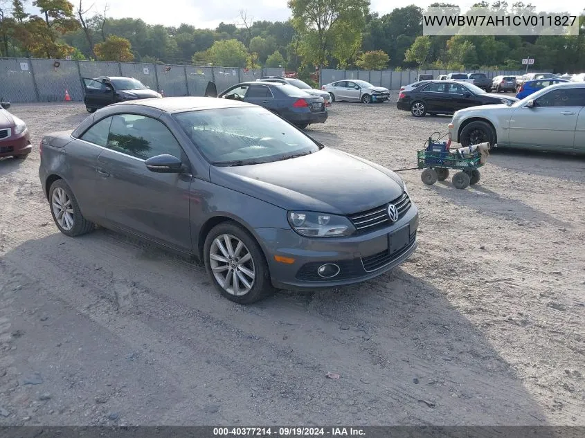 2012 Volkswagen Eos Komfort VIN: WVWBW7AH1CV011827 Lot: 40377214