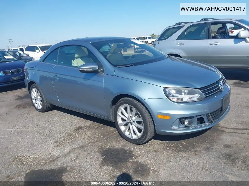 2012 Volkswagen Eos Komfort VIN: WVWBW7AH9CV001417 Lot: 40396262