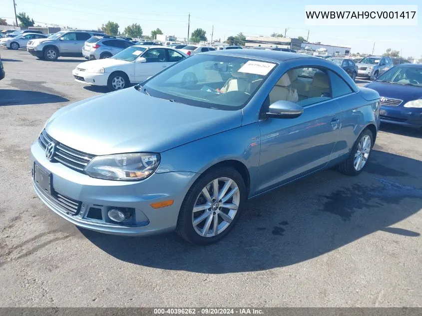 2012 Volkswagen Eos Komfort VIN: WVWBW7AH9CV001417 Lot: 40396262