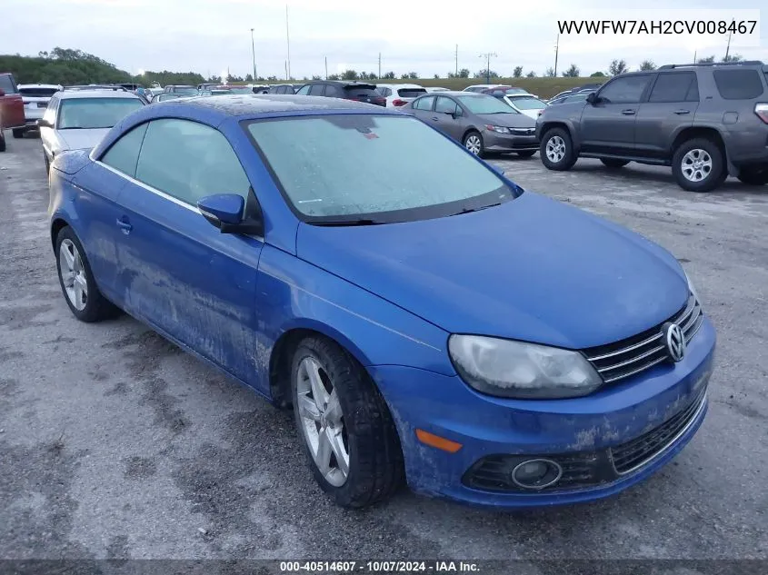 WVWFW7AH2CV008467 2012 Volkswagen Eos Lux