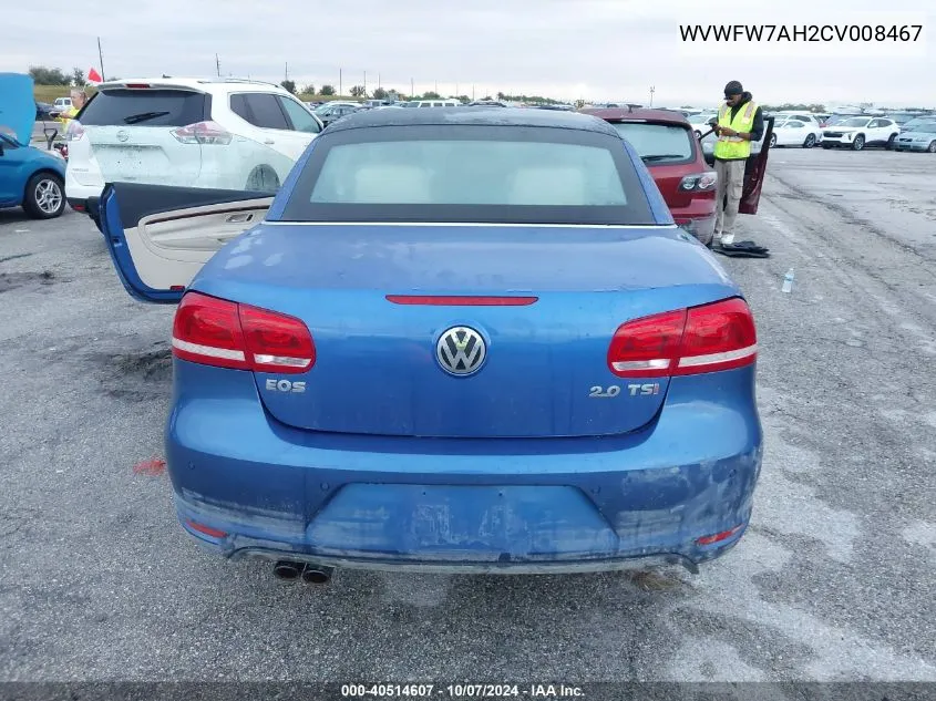 WVWFW7AH2CV008467 2012 Volkswagen Eos Lux