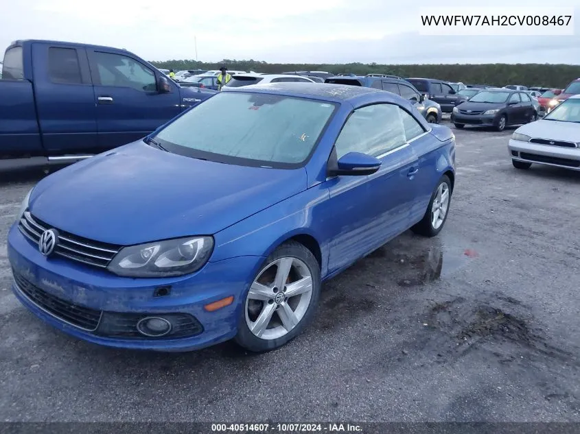 WVWFW7AH2CV008467 2012 Volkswagen Eos Lux