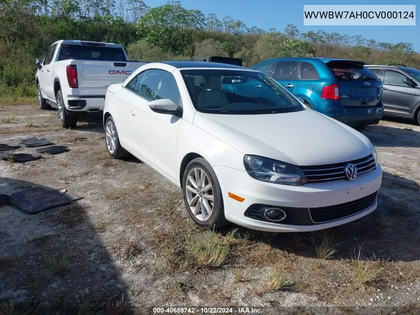 2012 Volkswagen Eos Komfort VIN: WVWBW7AH0CV000124 Lot: 40659742