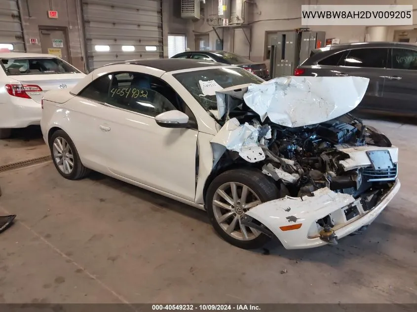 2013 Volkswagen Eos Komfort VIN: WVWBW8AH2DV009205 Lot: 40549232