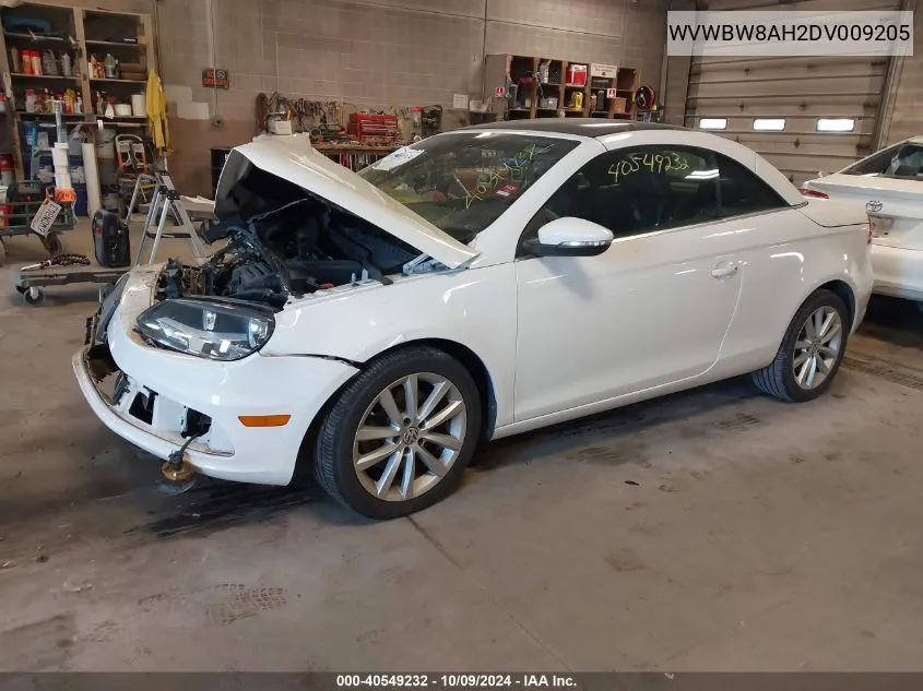 2013 Volkswagen Eos Komfort VIN: WVWBW8AH2DV009205 Lot: 40549232