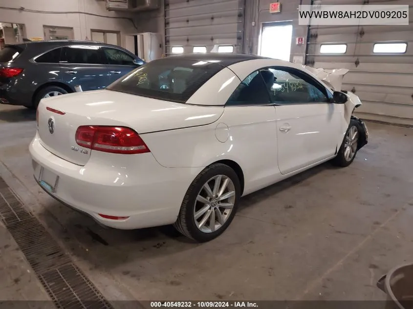 2013 Volkswagen Eos Komfort VIN: WVWBW8AH2DV009205 Lot: 40549232