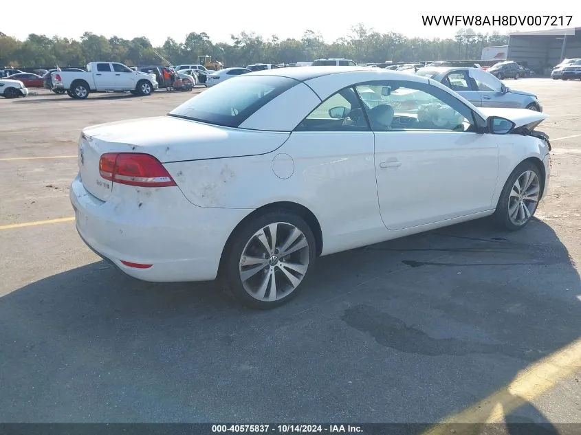 WVWFW8AH8DV007217 2013 Volkswagen Eos Lux/Executive