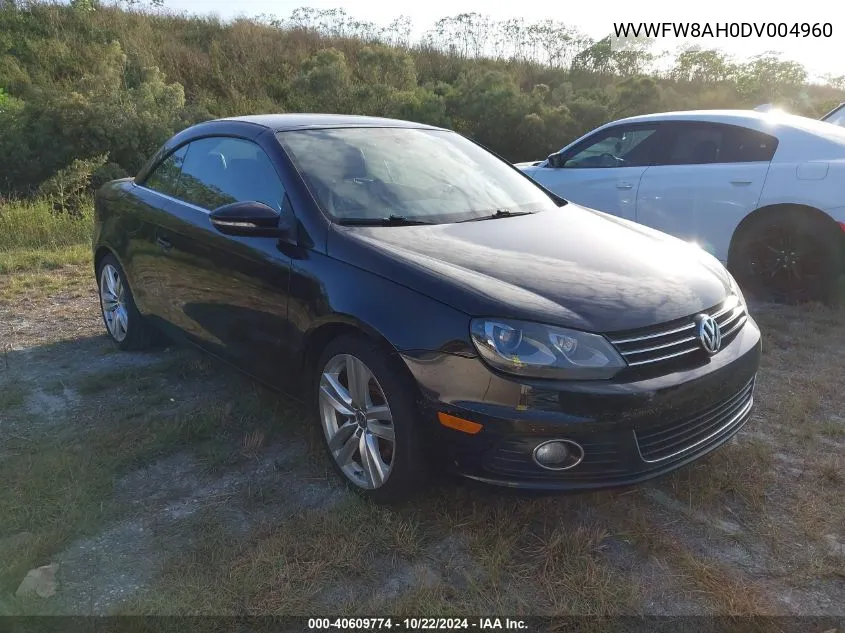 2013 Volkswagen Eos Executive VIN: WVWFW8AH0DV004960 Lot: 40609774